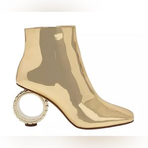 NWOT Katy Perry The Linksy Architectural Heel Booties Size: 11 US/41 EU